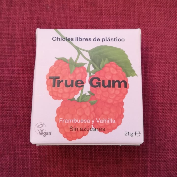 photo of True Gum Raspberry & Vanilla shared by @lauraiba on  27 Feb 2023 - review
