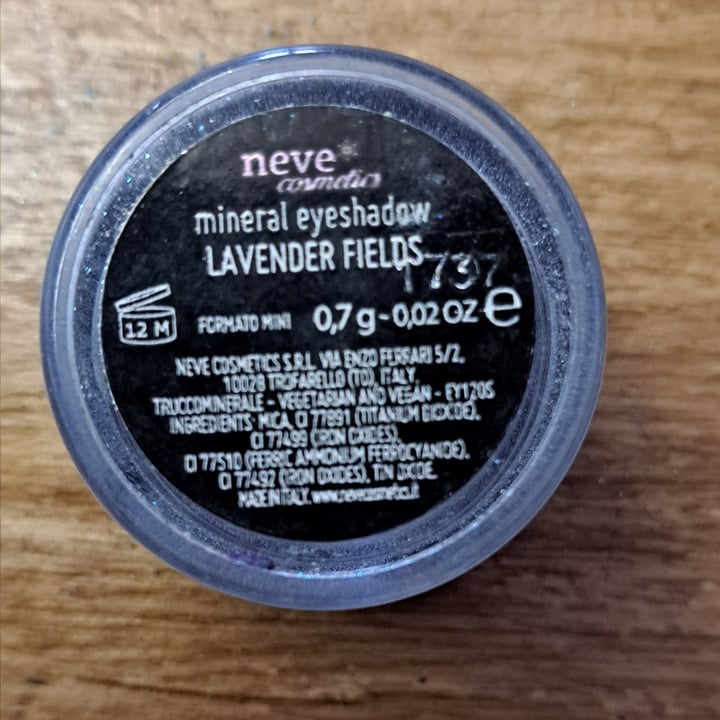 photo of Neve Cosmetics mineral eyeshadow Lavander Fields shared by @ilariapetri on  07 Mar 2023 - review