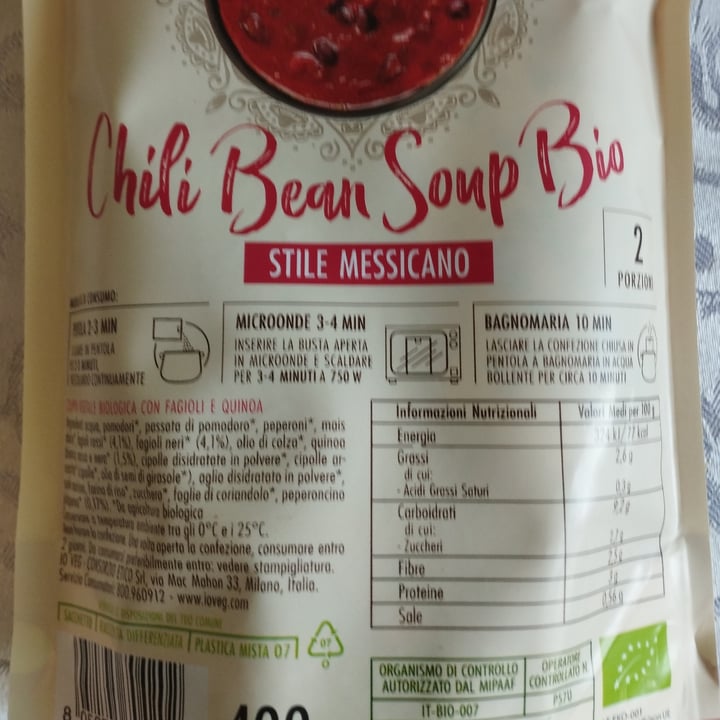 photo of Naturamama Chili Bean Soup Bio shared by @lillieconnolly on  25 Feb 2023 - review