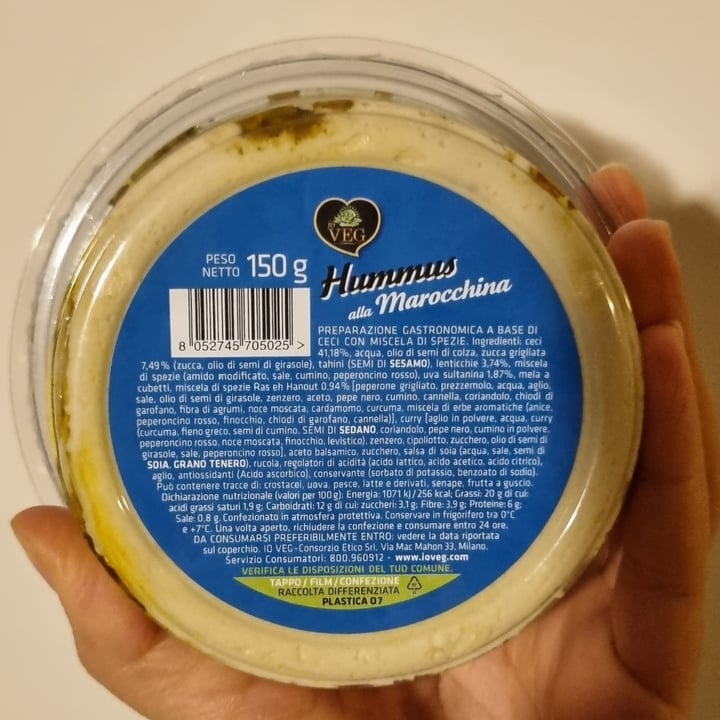 photo of ioVEG hummus alla marocchina shared by @fraveg on  11 Apr 2023 - review