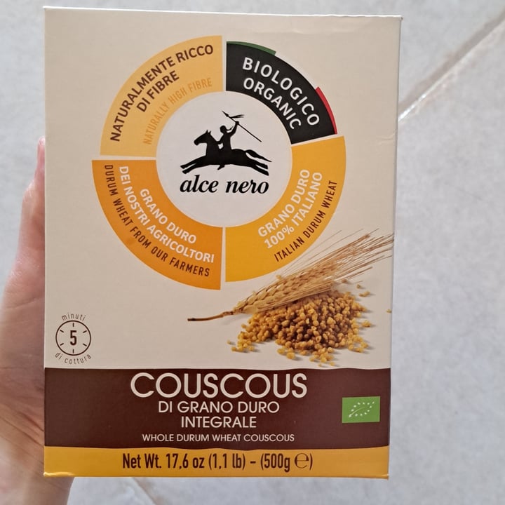 photo of Alce Nero Cous cous di grano duro integrale shared by @giuliasmart on  17 Jun 2023 - review
