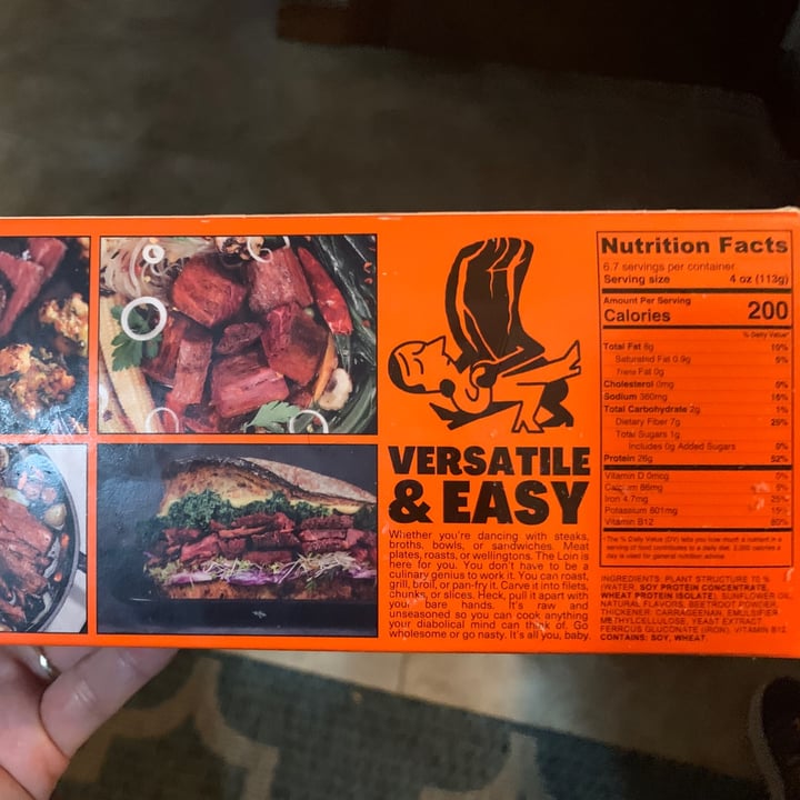 photo of Juicy Marbles Whole Cut Loin shared by @vegselina on  26 Dec 2022 - review