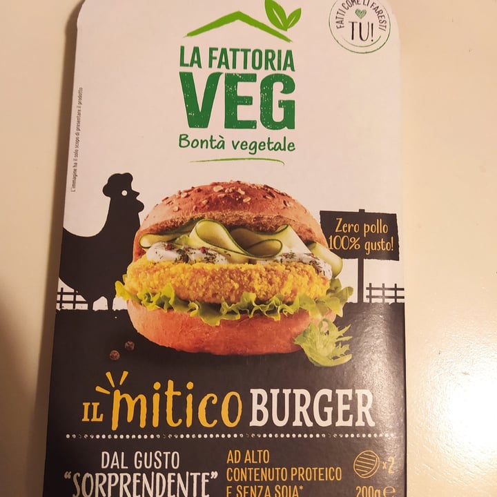 photo of la fattoria veg Burger Zero Pollo 100% Gusto , No OGM, No Glutine ,no Soia shared by @claudio87 on  08 Aug 2023 - review