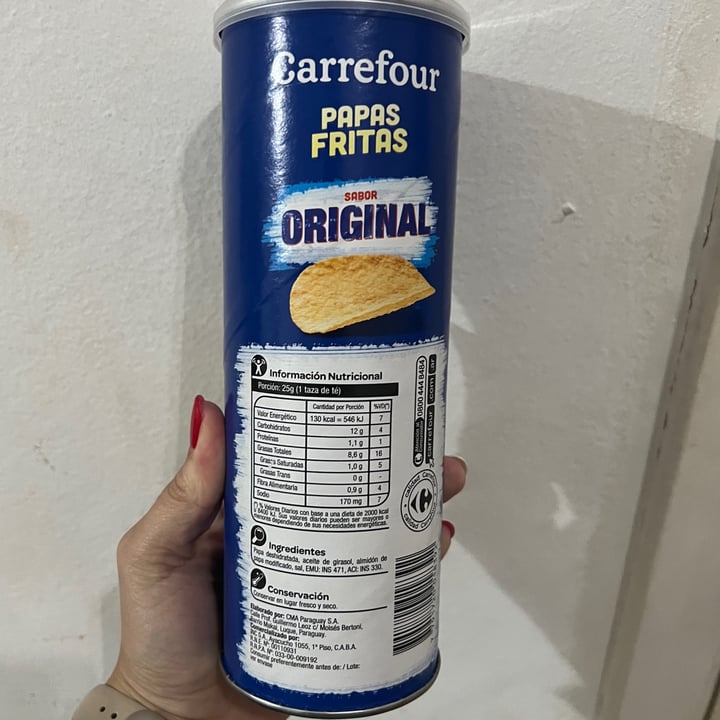 photo of Carrefour Papas Fritas sabor Original shared by @gaby-miss-x on  04 Jul 2023 - review