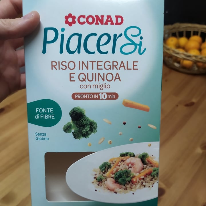 photo of Piacersi | Conad Riso integrale e quinoa con miglio shared by @cri7 on  30 Jan 2023 - review