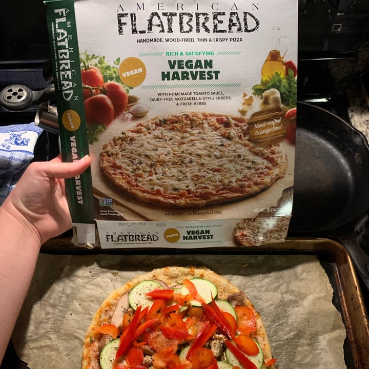 photo of American Flatbread Vegan Harvest Pizza shared by @stargazer00742 on  30 Apr 2023 - review