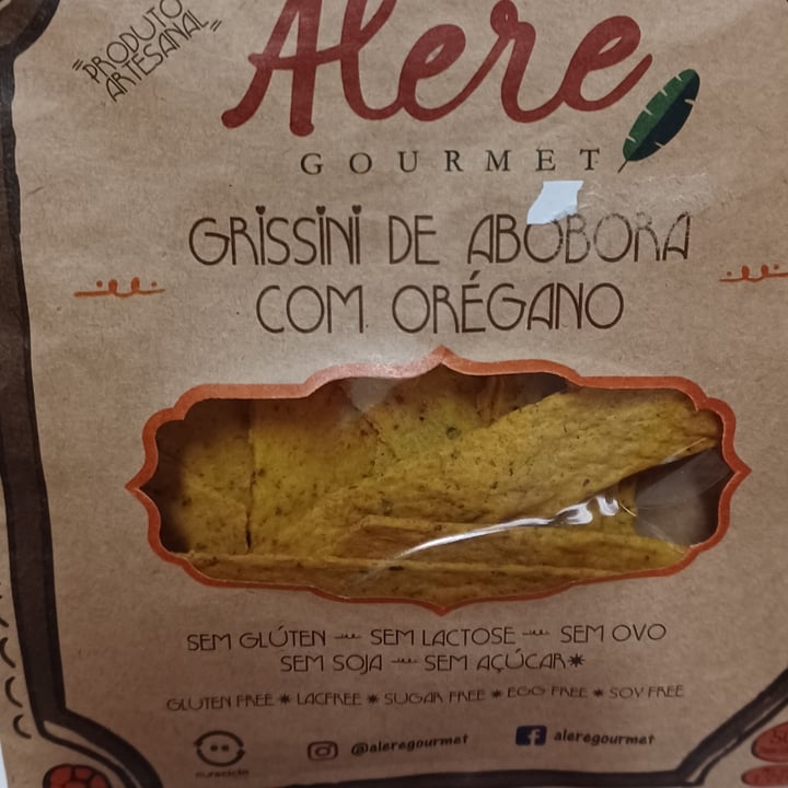 photo of Alere Gourmet Grissini de abobora com oregano shared by @michelleciascavegan on  07 Jan 2023 - review