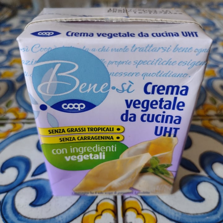 photo of Bene.Si coop Crema Vegetale da Cucina UHT shared by @chapelliere on  08 Feb 2023 - review