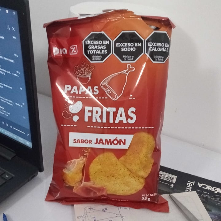 photo of Dia% Papas Fritas Sabor Jamón shared by @sofsofia on  08 May 2023 - review