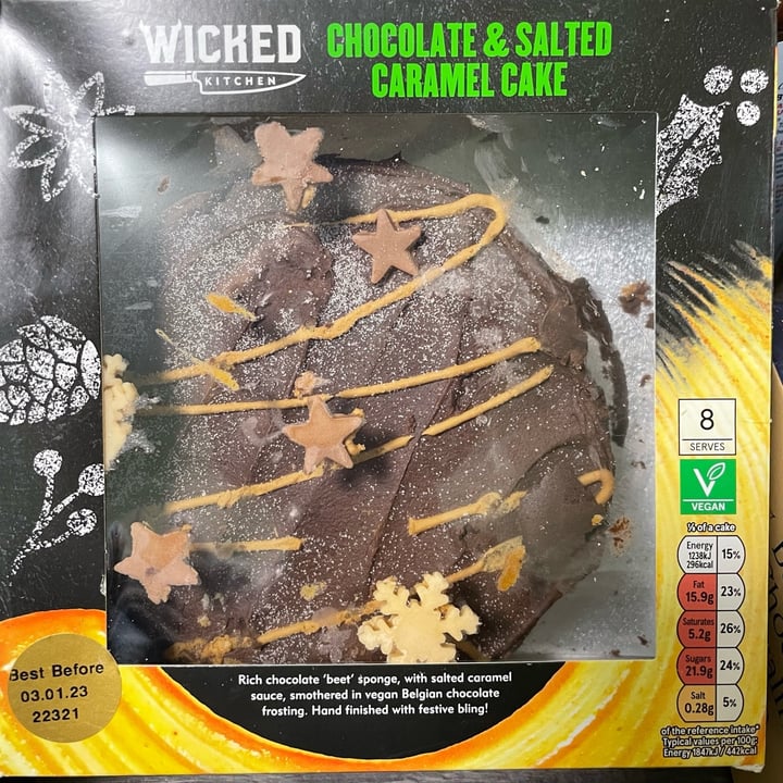 photo of Wicked Chocolate and salted caramel cake shared by @benji on  26 Dec 2022 - review