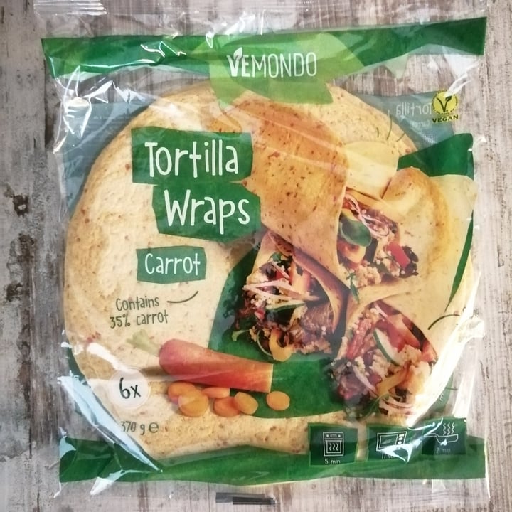 photo of Vemondo Tortilla wraps carrots shared by @queenofdarkness on  10 Jan 2023 - review