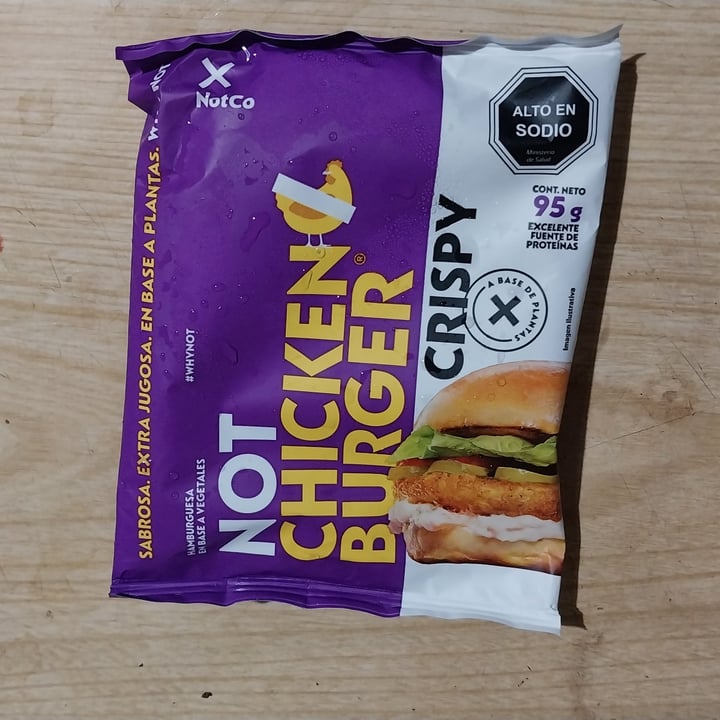 photo of NotCo chicken burger Crispy shared by @pauluna on  17 May 2023 - review