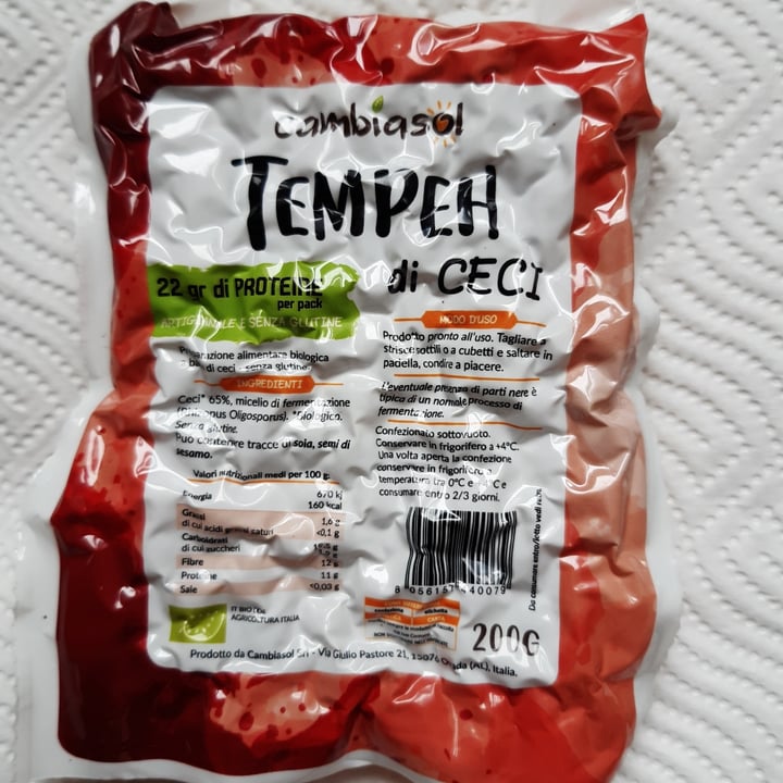 photo of Cambiasol Tempeh di ceci shared by @atari on  15 Feb 2023 - review