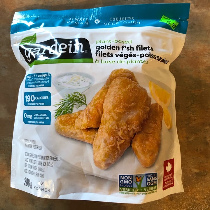 photo of Gardein Golden Plant Based F'sh Filets  shared by @biztheresa on  08 Apr 2023 - review