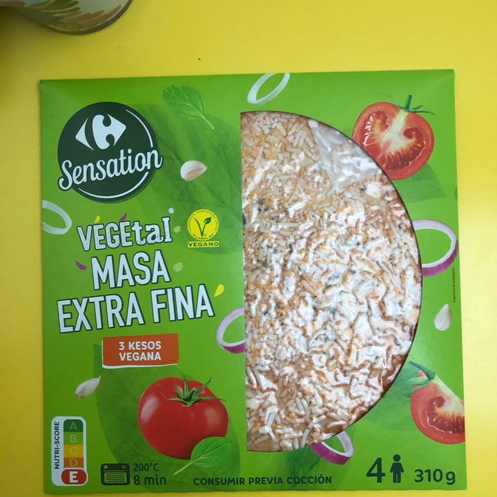 photo of Carrefour Sensation pizza 3 Quesos shared by @reginaphalange2 on  30 Mar 2023 - review