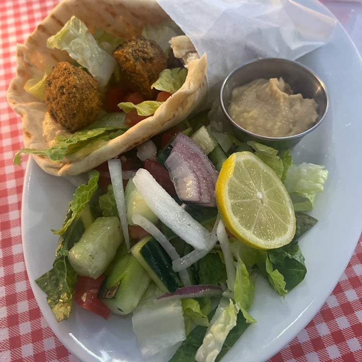 photo of Santorini Gyro Palm Springs Falafel Sandwich shared by @lplanisi on  19 Apr 2023 - review