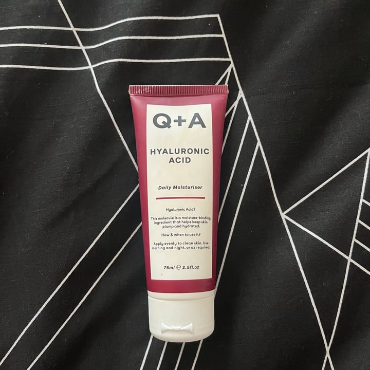 photo of Q + A Hyaluronic Acid Moisturiser shared by @georgiescoles on  30 Apr 2023 - review