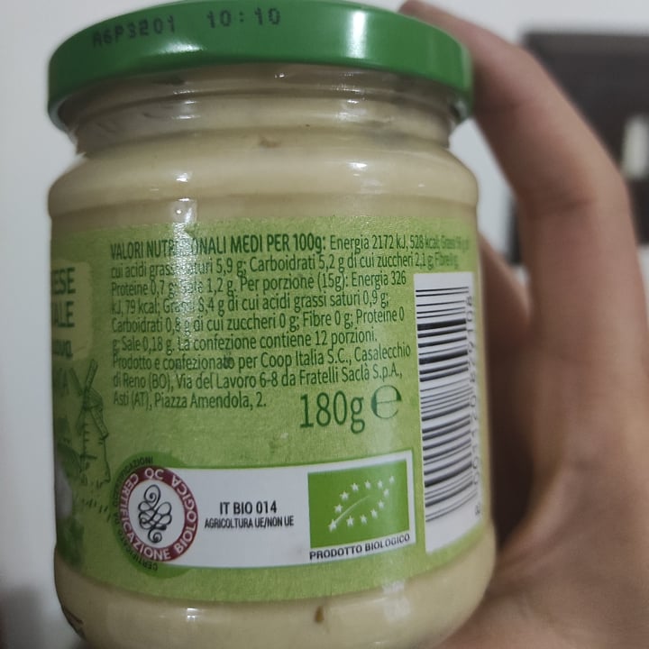 photo of Vivi Verde Coop Maionese Senza Uova 100% VEGETALE shared by @ilariabonini on  05 May 2023 - review