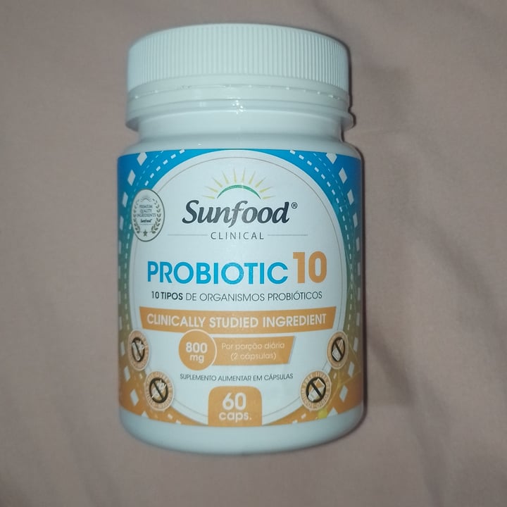 photo of Sunfood Clinical Probiotic 10 shared by @letismgovegan on  29 Dec 2022 - review