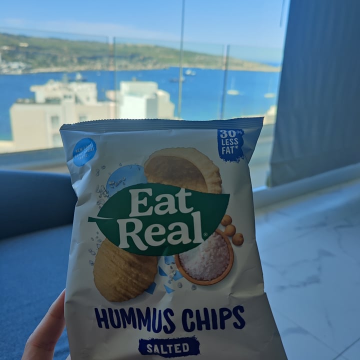 photo of Eat Real Hummus Chips Sea Salt shared by @lukasser on  26 Mar 2023 - review