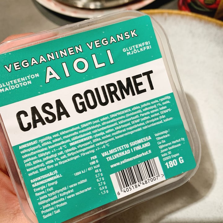 photo of Casa Gourmet Vegan Aioli shared by @veganhaven on  17 Mar 2023 - review