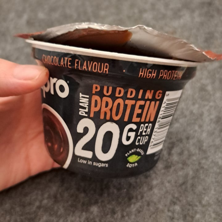 photo of Alpro dark chocolate plant protein pudding shared by @soyflake on  24 Jun 2023 - review