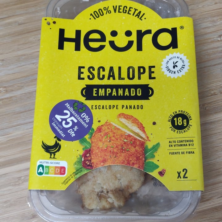 photo of Heura Escalope empanado shared by @gitaneta on  27 Feb 2023 - review