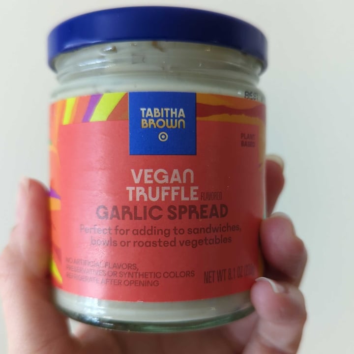 photo of Tabitha Brown Vegan Truffle Garlic Spread shared by @regimack on  15 Feb 2023 - review