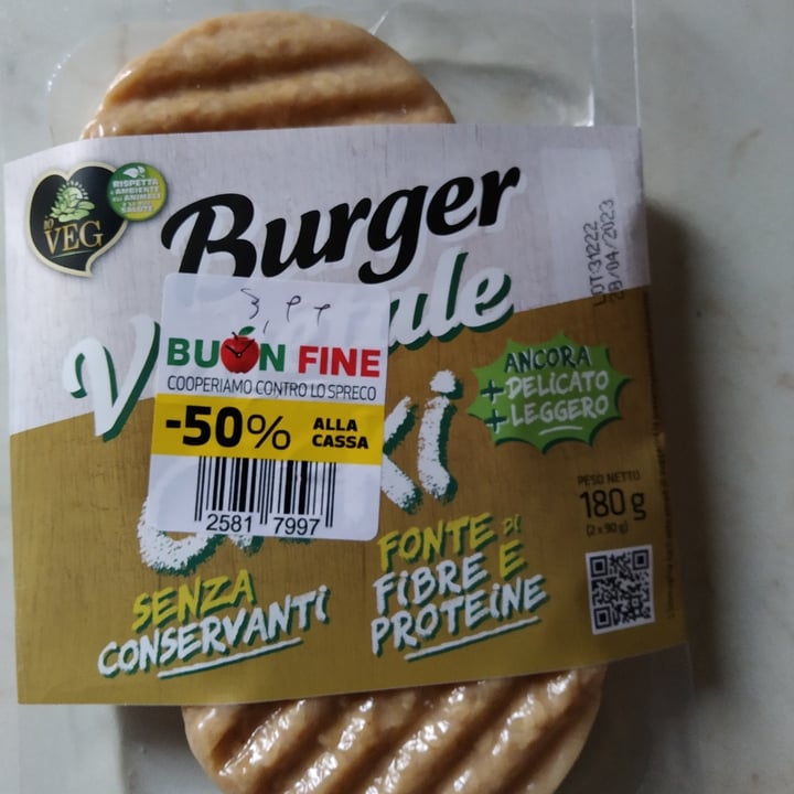 photo of ioVEG Burger Vegetale Stile Cicki shared by @nunzi72 on  28 Apr 2023 - review