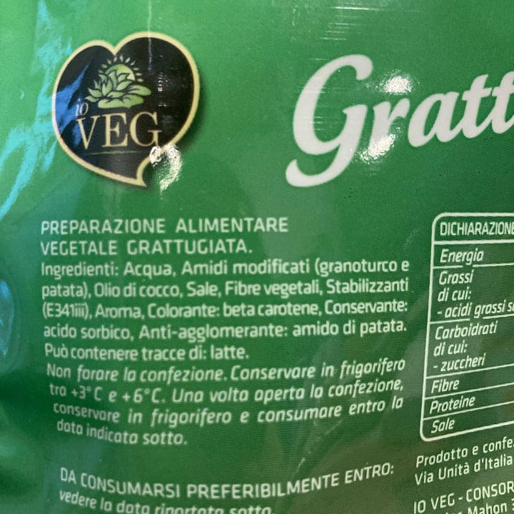 photo of ioVEG Formaggio grattugiato shared by @tiure on  05 Jun 2023 - review