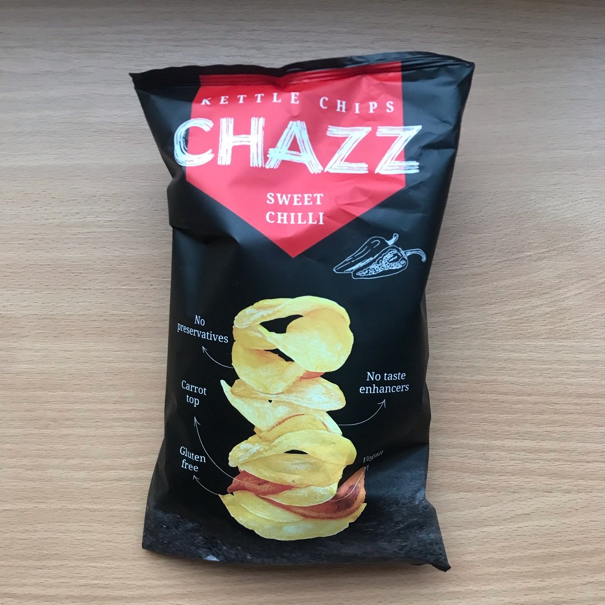 CHAZZ Kettle Chips Sweet Chilli Reviews abillion