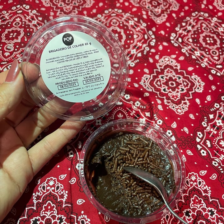 photo of Pop vegan food Brigadeiro de colher shared by @andreavasques on  26 Feb 2023 - review