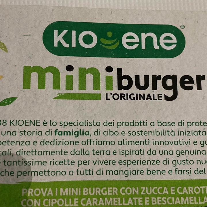 photo of Kioene mini burger carota e zucca shared by @al-ma on  01 Mar 2023 - review