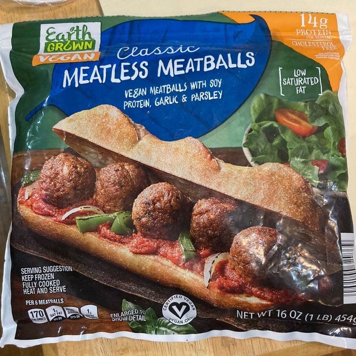 Earth Grown Classic Meatless Meatballs Review abillion