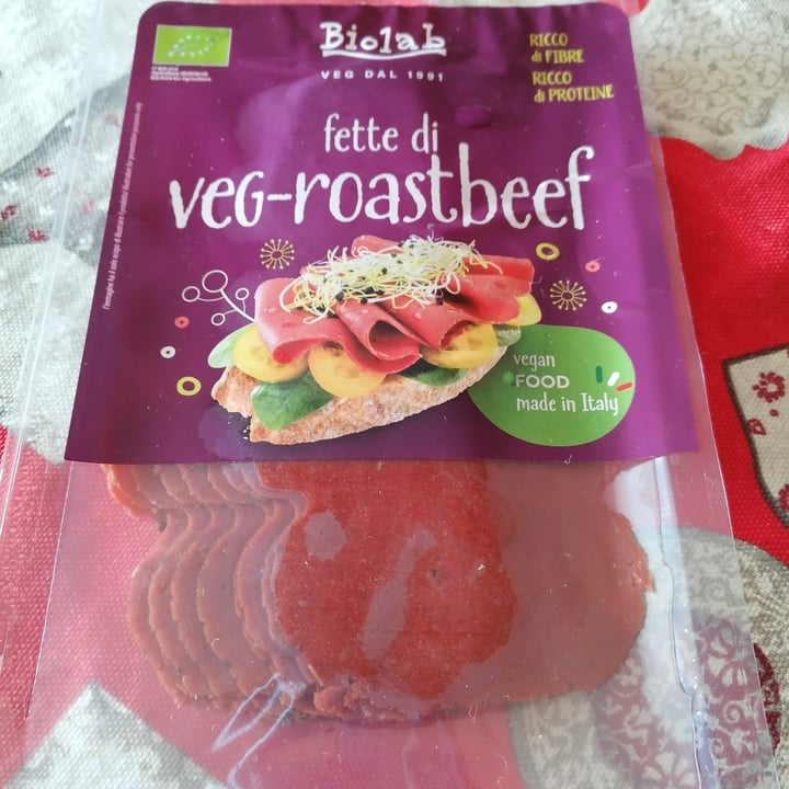 photo of Biolab Affettato vegano Roastbeef shared by @giovy on  09 Jan 2023 - review