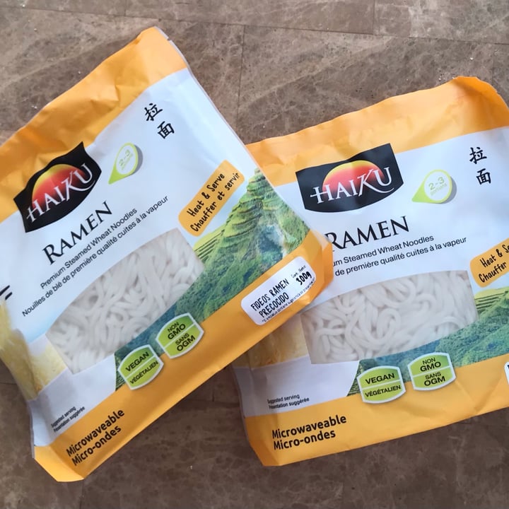 photo of Haiku Cuisine Hayku Ramen - steamed wheat noodles shared by @saraem-isveggie on  25 May 2023 - review