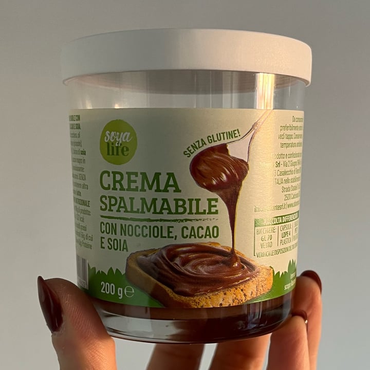 photo of Soya life Crema spalmabile con Nocciole, Cacao e Soia shared by @charlotteauxfraises on  04 Feb 2023 - review