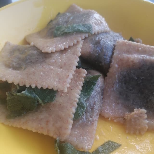 Photo of the dish “tortelli vegani”