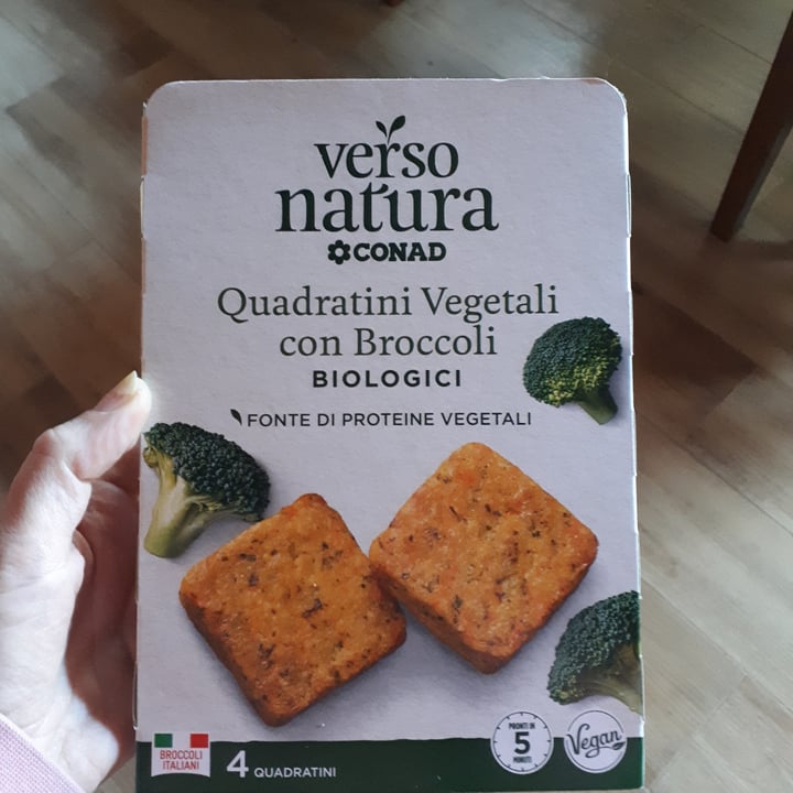 photo of Conad Verso Natura Quadratini Vegetali Con Broccoli shared by @miriam1984 on  09 Apr 2023 - review