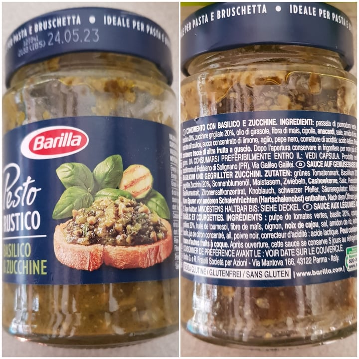 photo of Barilla Pesto Basilico e Zucchine shared by @ali-ve-gan on  16 Mar 2023 - review