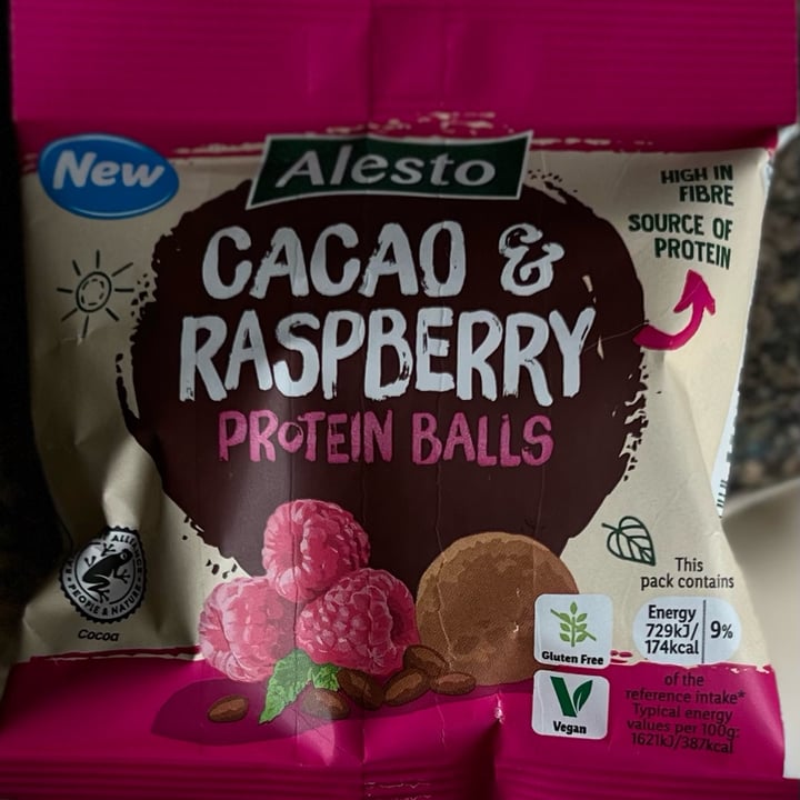 photo of Alesto Cacao & rasperry protein balls shared by @rajeshmedic on  17 Jun 2023 - review