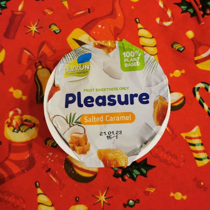 photo of planton pleasure yogurt caramello Salato shared by @eleonor-a on  07 Jan 2023 - review