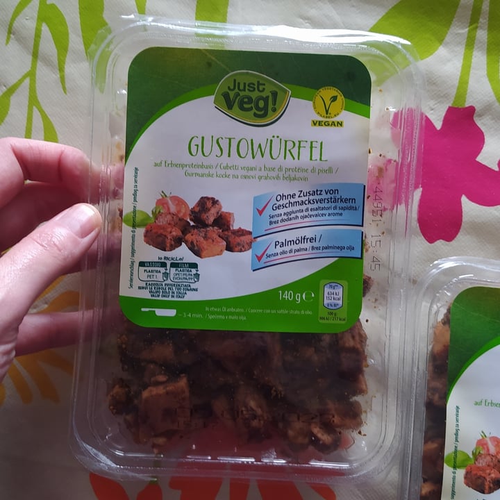 photo of Just Veg! (ALDI Italy) GustoWörfel shared by @chiaraveg75 on  14 May 2023 - review