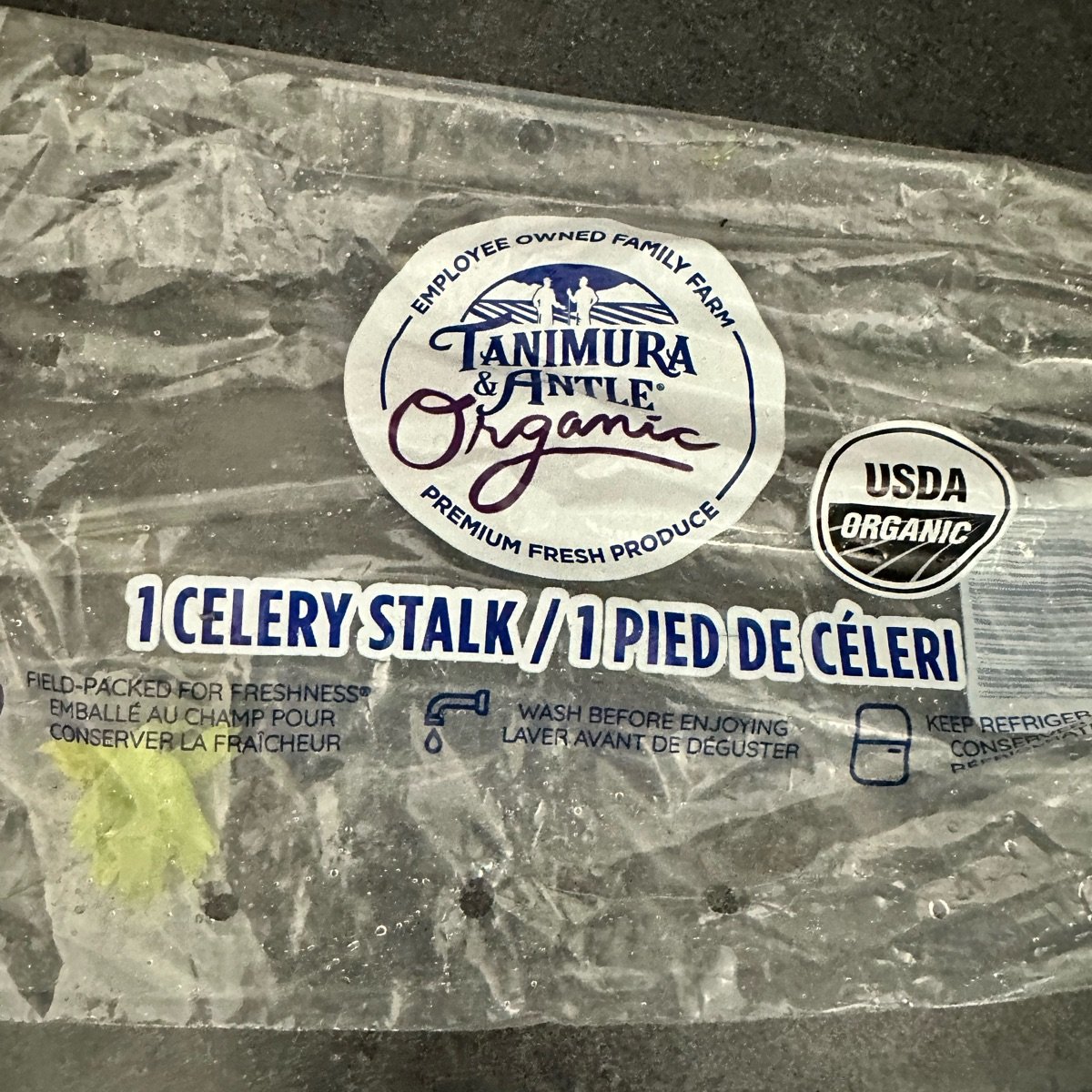 Tanimura & Antle Organic Celery Stalk Reviews abillion