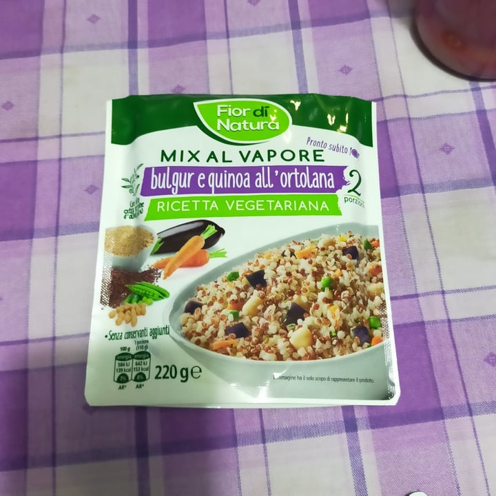 photo of Fior di Natura Mix al vapore bulgur e quinoa all'ortolana shared by @malegria on  02 Feb 2023 - review