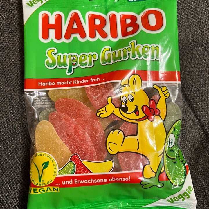 photo of Haribo Super Gurken shared by @pkplantbased on  16 Jan 2023 - review