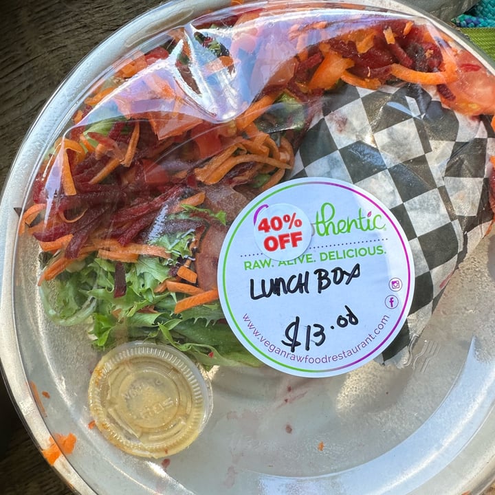 photo of Rawthentic Eatery Rawthentic Lunchbox shared by @veganmika on  09 Jul 2023 - review