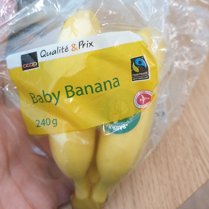 photo of Coop Qualitè & Prix Baby banana shared by @vegdana on  16 Mar 2023 - review