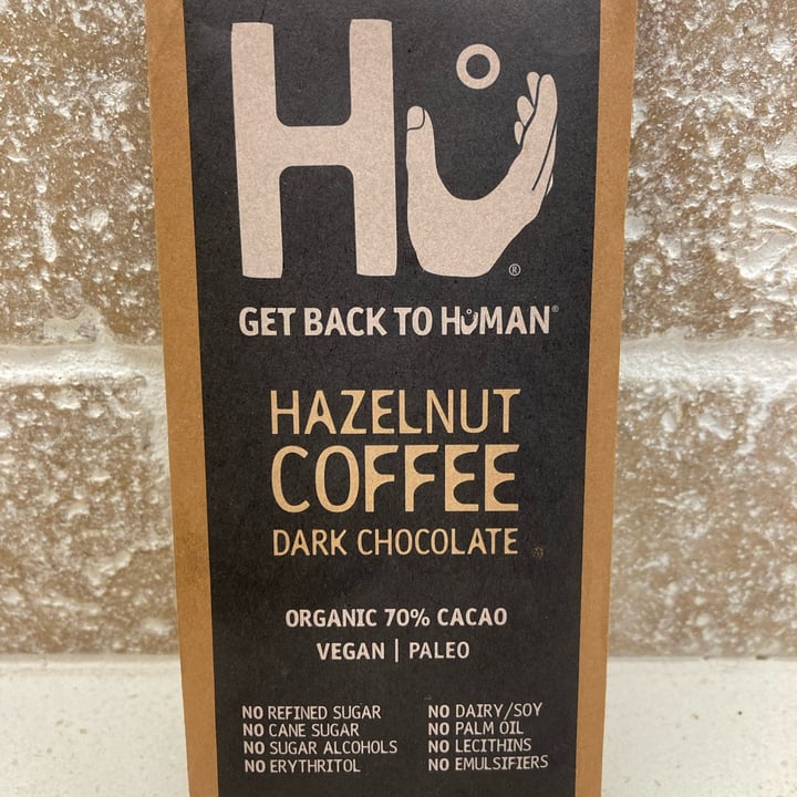 photo of Hu Kitchen Hazelnut coffee dark chocolate shared by @midori on  21 May 2023 - review