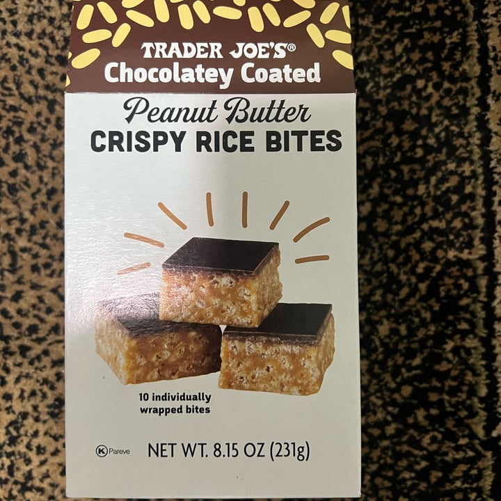 photo of Trader Joe's Chocolatey Coated Peanut Butter Crispy Rice Bites shared by @annettej on  09 Jun 2023 - review